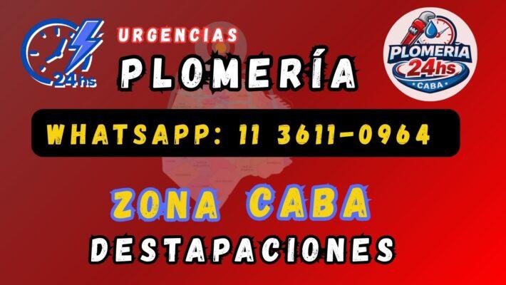 Plomería 24 hs CABA