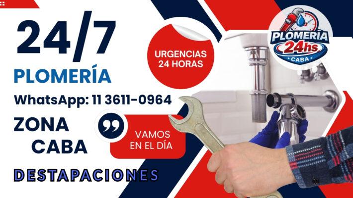 Plomería 24 hs CABA3